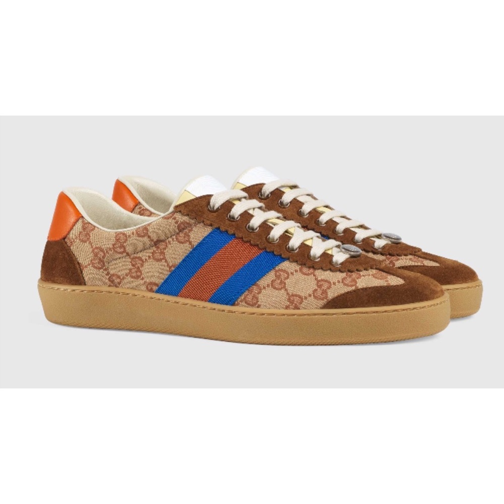 Gucci Supreme, Original GG Web Sneakers Men’s 10.5